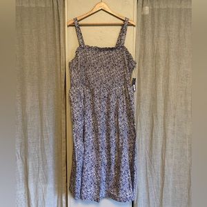 Universal Thread blue floral smock dress